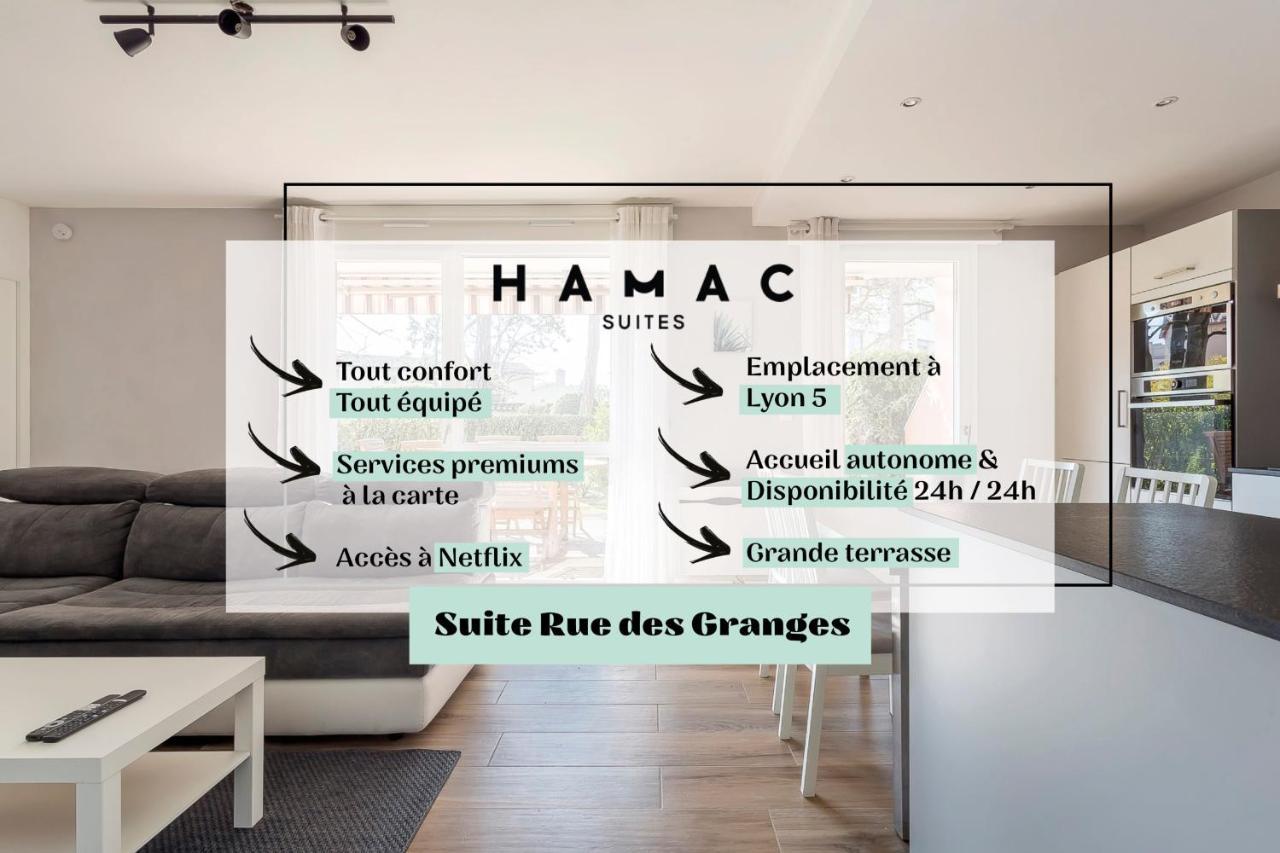 Suite Granges En Rez-De-Jardin Pour 4 Voyageurs Lyon Buitenkant foto